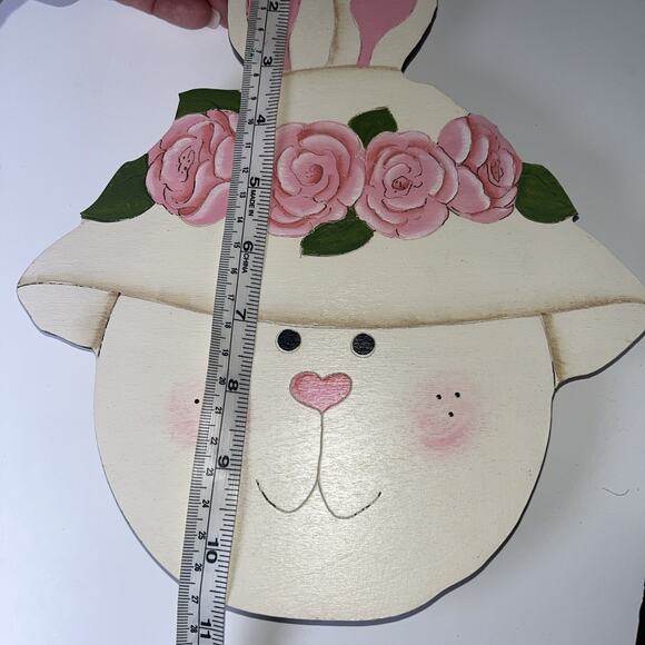 Vintage KS Lanam Co Inc Hand Paint Fall Christmas Easter Longaberger Stand Small - Picture 12 of 16